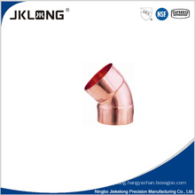 J9007 copper 45 deg elbow cc copper pipe wye fittings